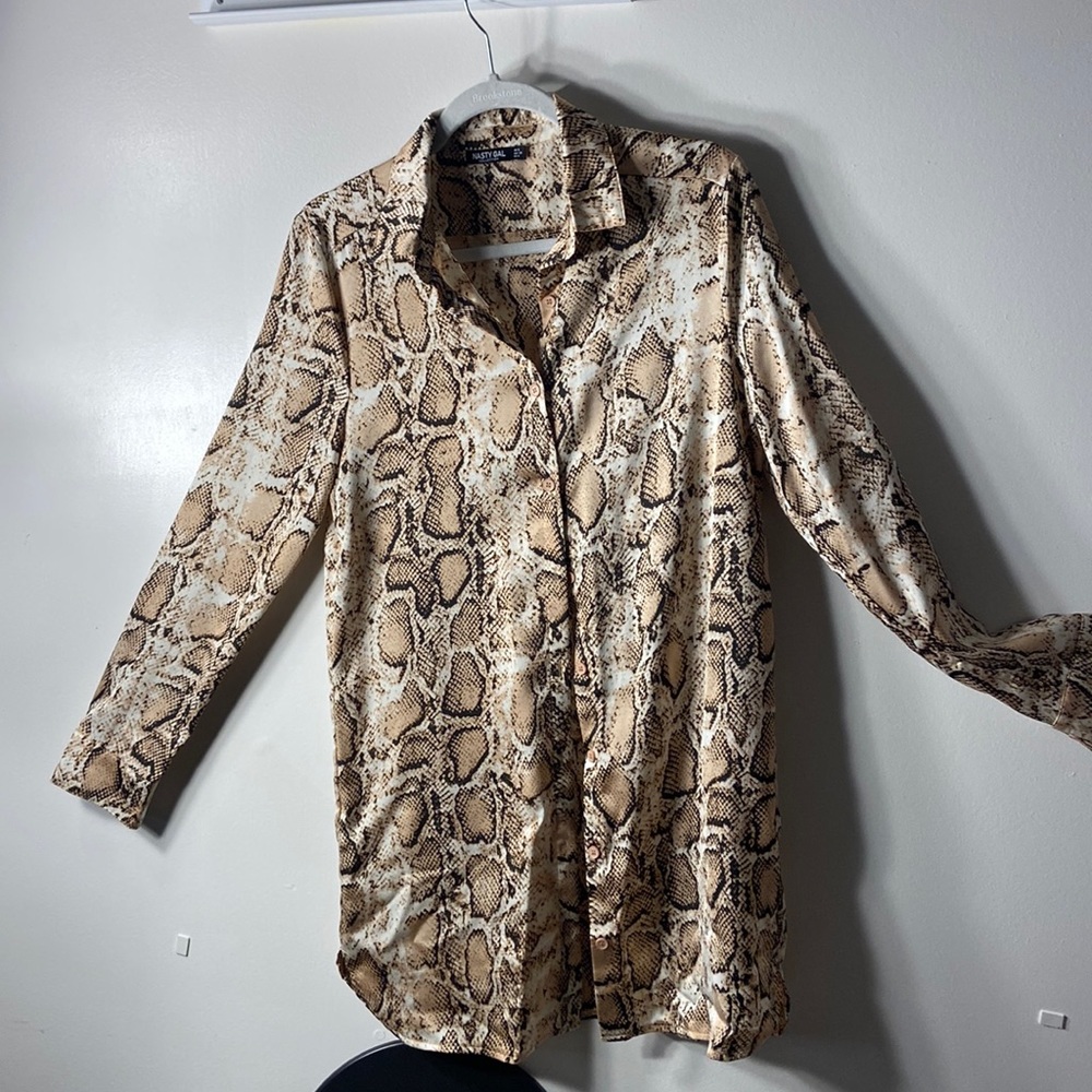 Nasty Girl shirt dress or top